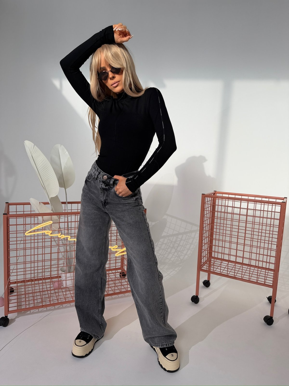 Spodnie jeansy EUPHORIA, grafit