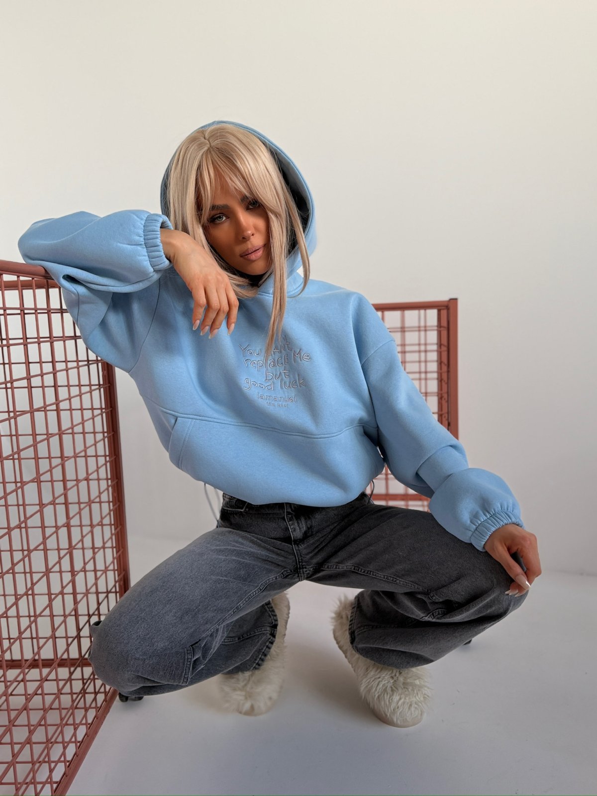 Bluza BLOW UP, błękit