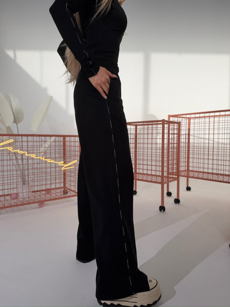 Spodnie dresowe TURN, czarne