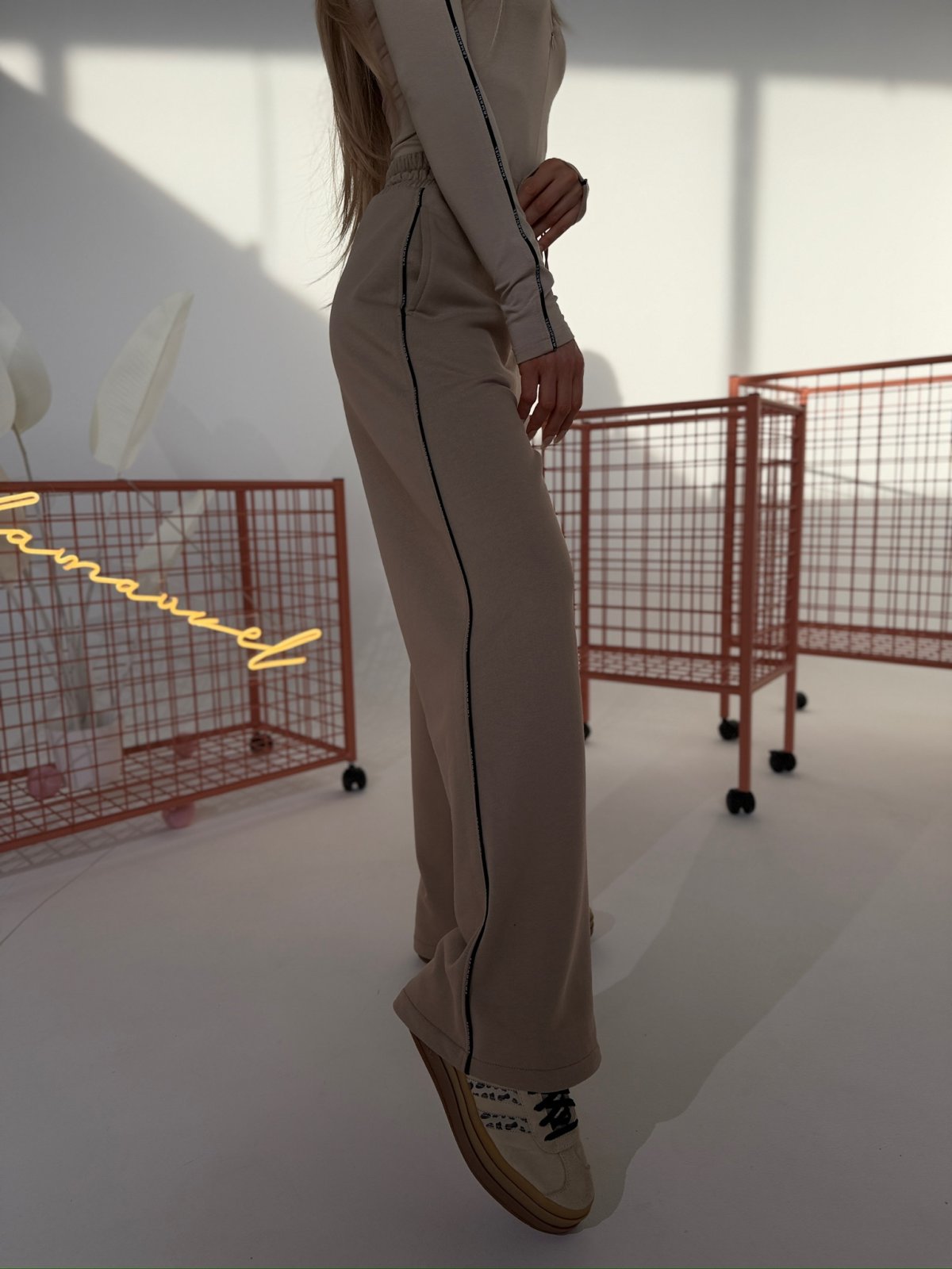 Spodnie dresowe TURN, beż