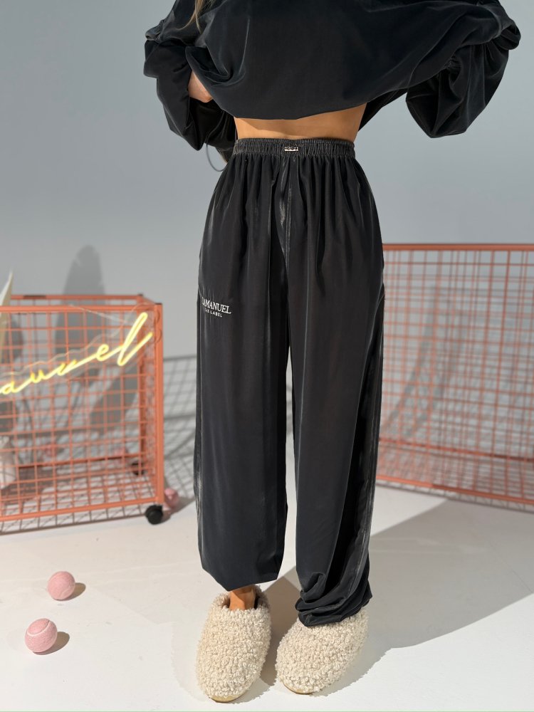 Spodnie dresowe NUIT, srebrne