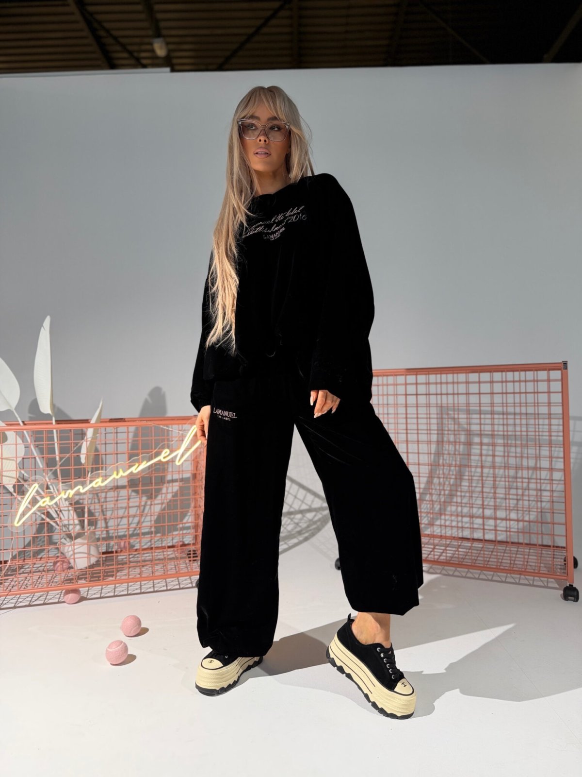 Spodnie dresowe NUIT, czarne