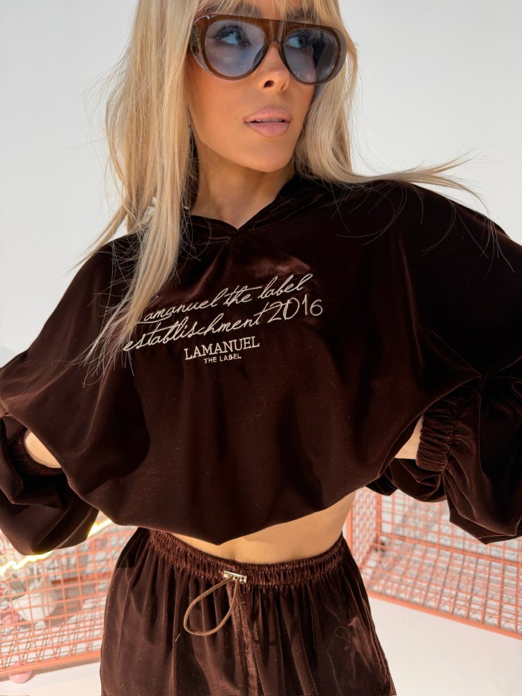 Bluza NUIT, czekoladowa