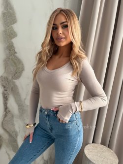 Bluzka z wiskozy MORELIA, beige