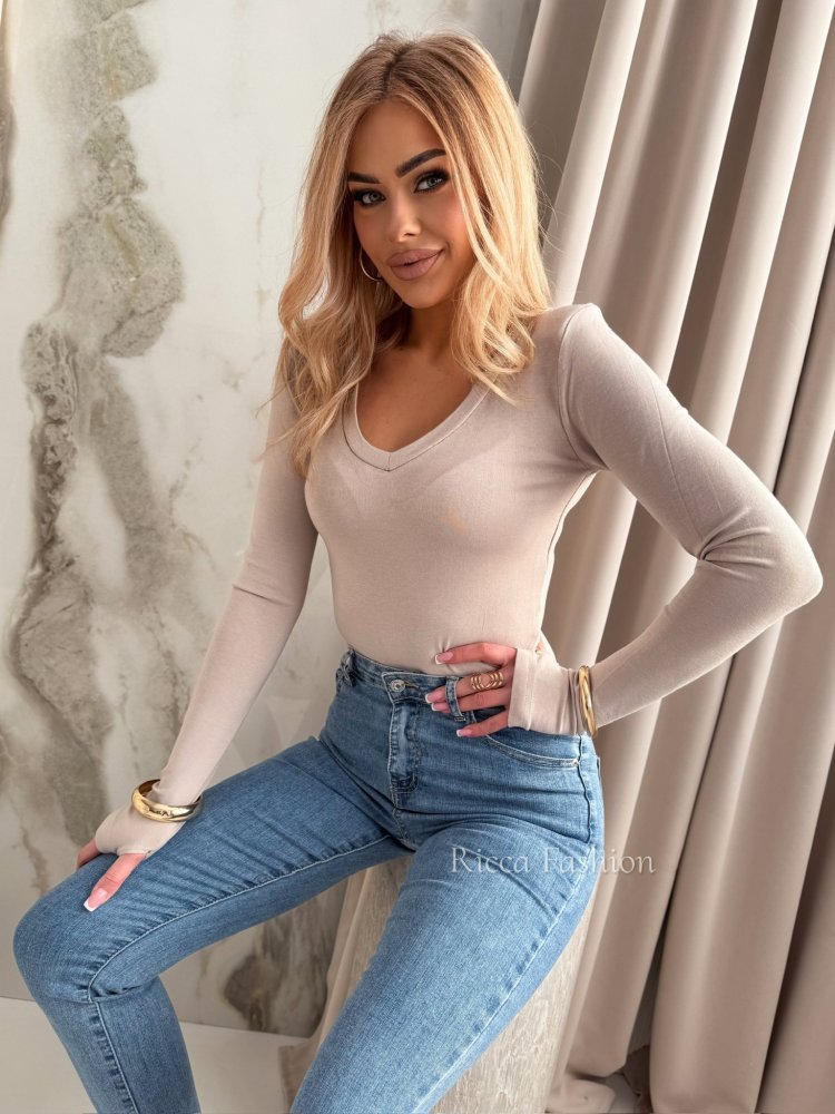 Bluzka z wiskozy MORELIA, beige