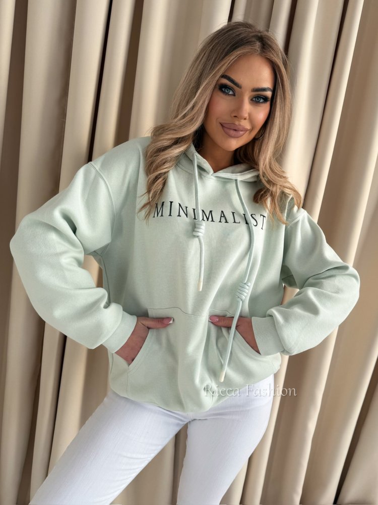 Bluza dresowa MINIMALIST, mint