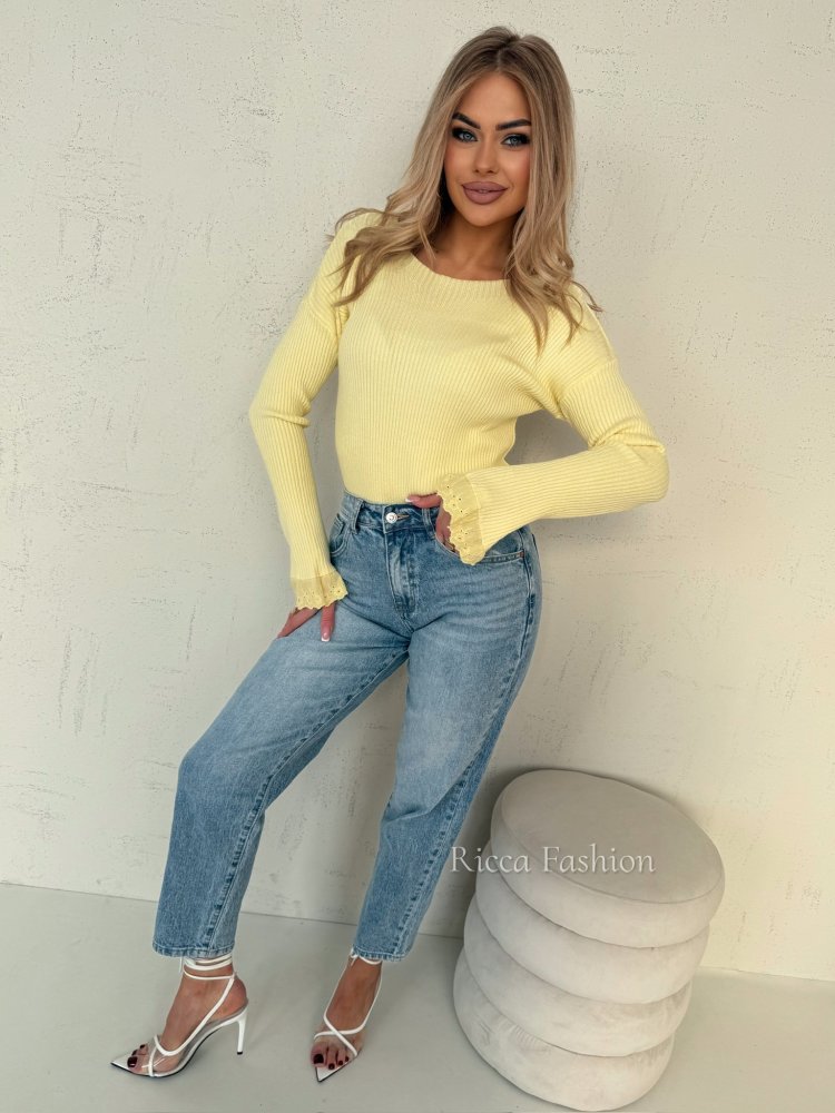 Sweterek z wiskozy DOMI,...