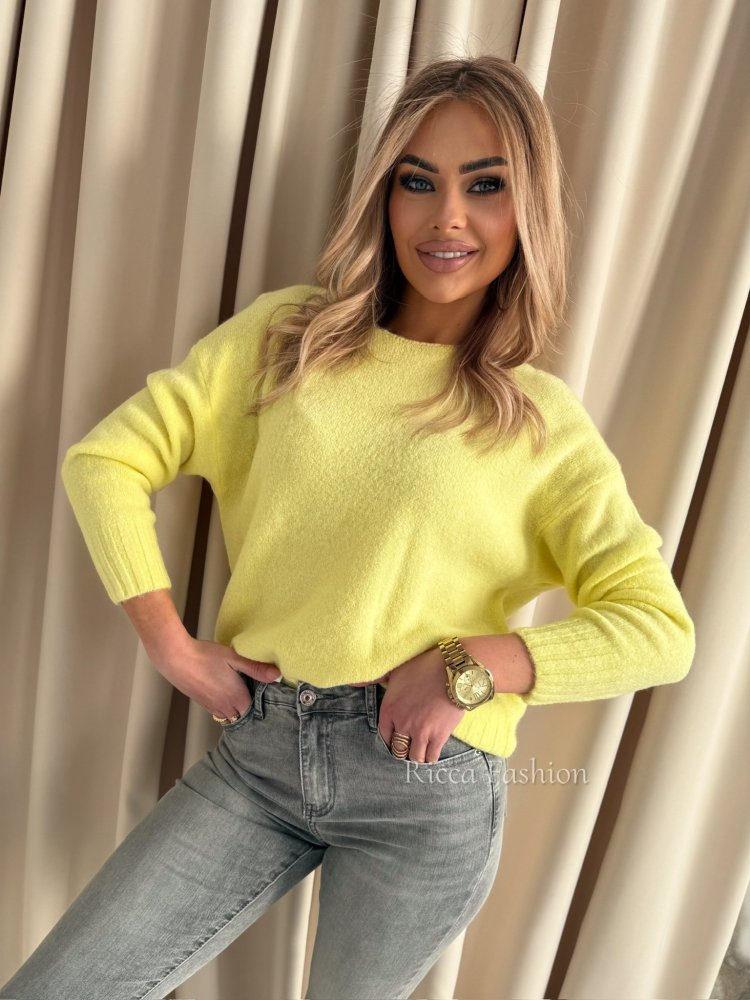 Sweter z baby alpaką...