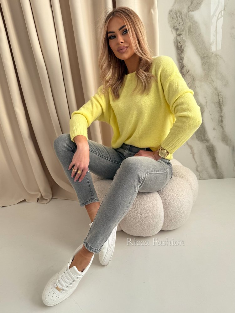 Sweter z baby alpaką...