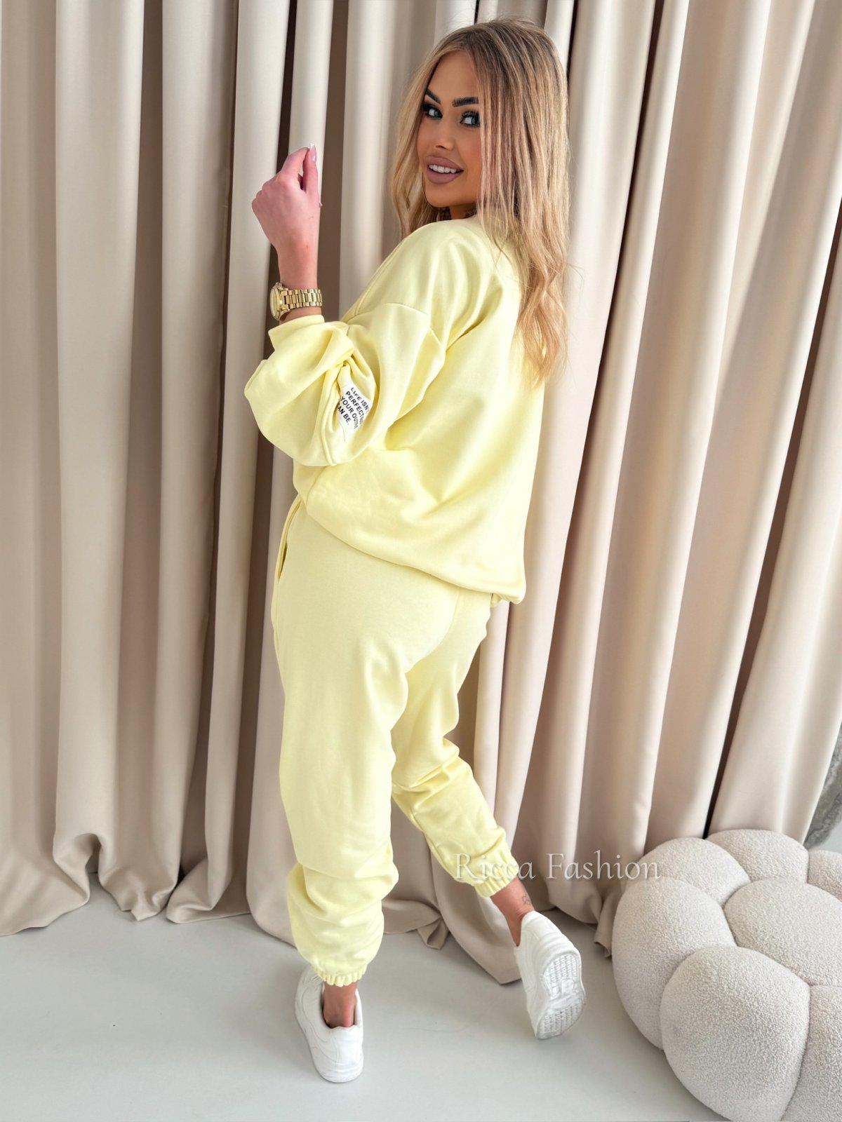 Komplet bawełniany PABLO, banana