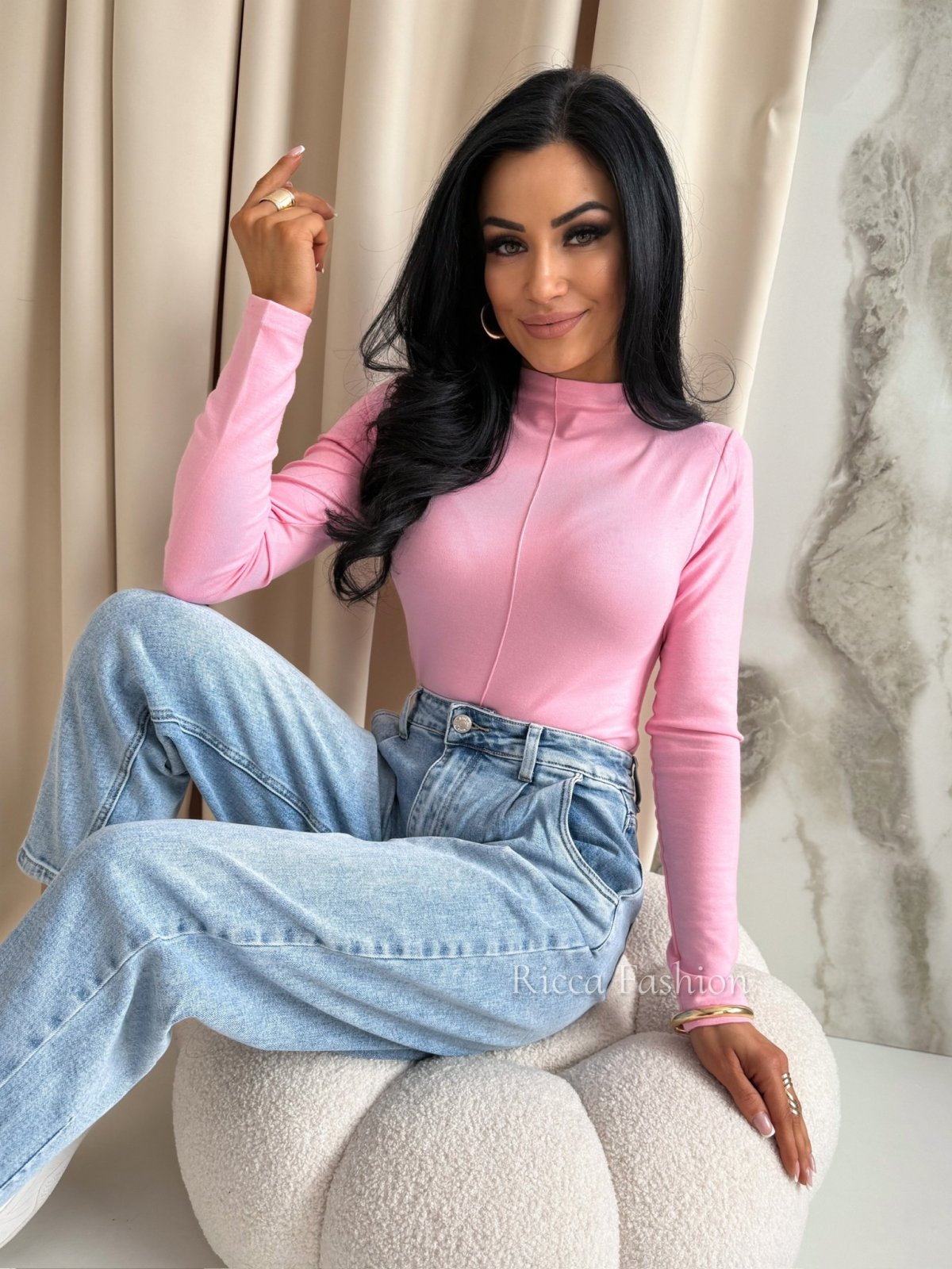 Bluzka/półgolf MORGANO, sweet pink