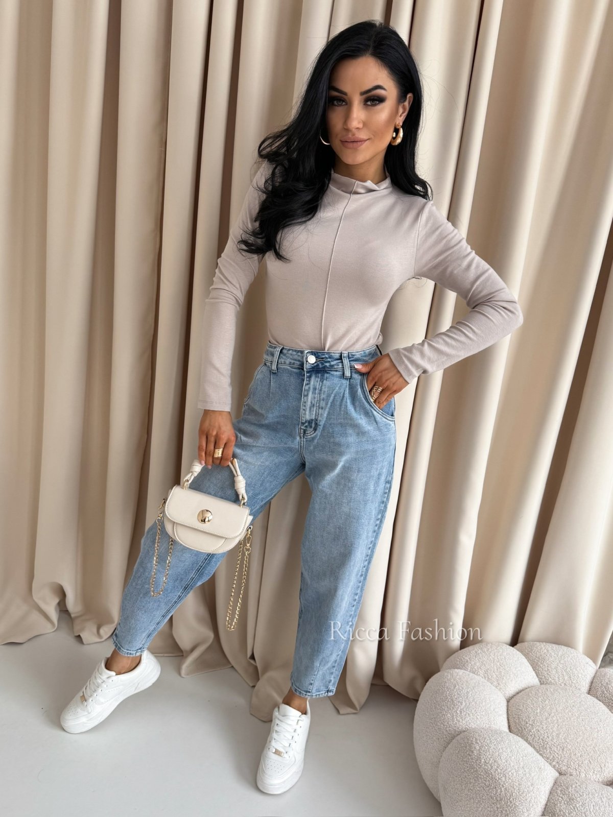 Bluzka/półgolf MORGANO, beige