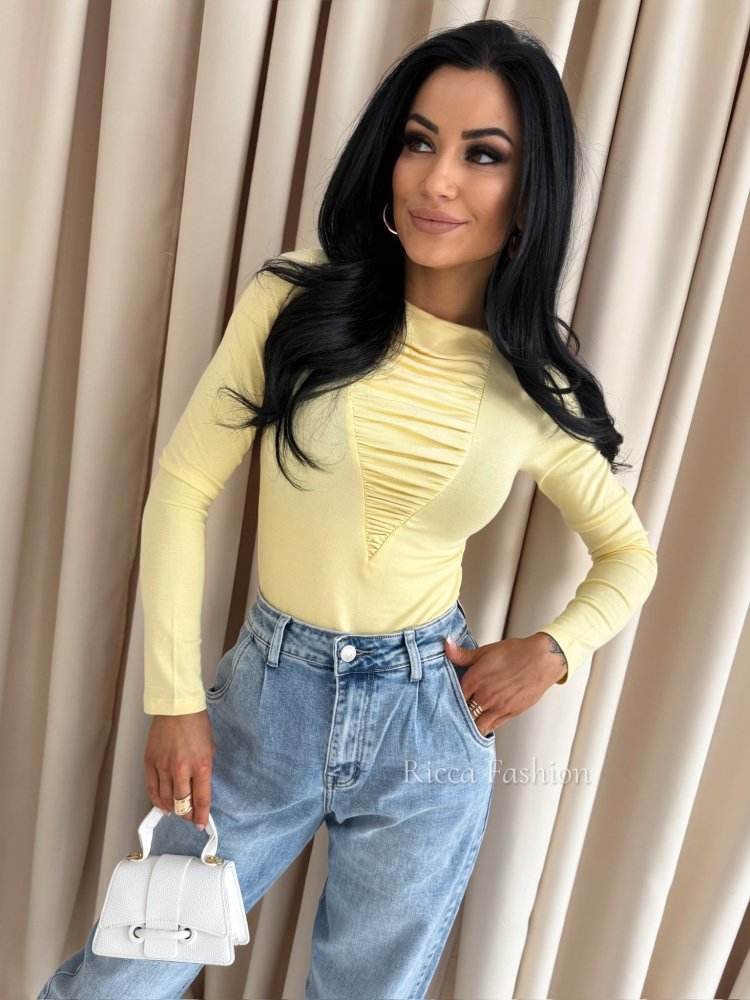 Bluzka/półgolf FILIPPO, yellow