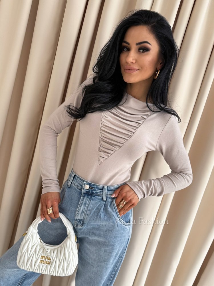 Bluzka/półgolf FILIPPO, beige