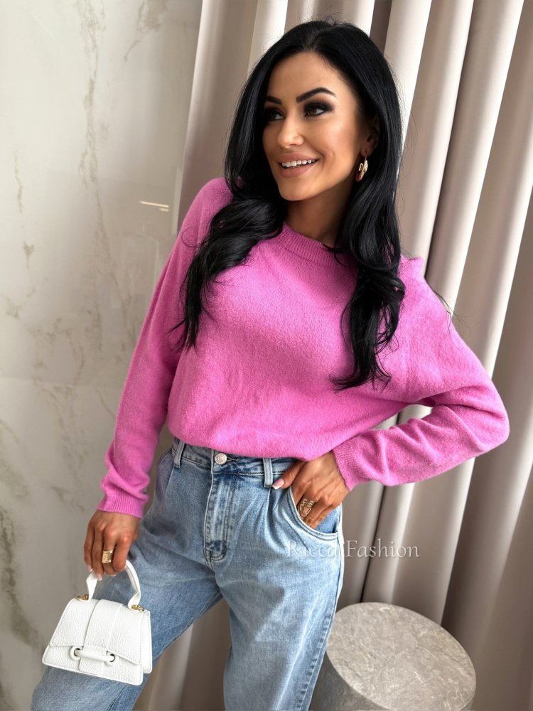 Sweter z baby alpaką...