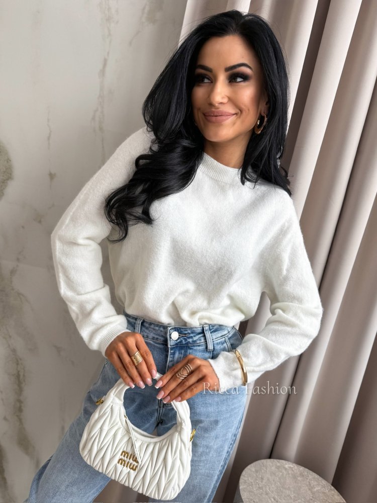 Sweter z baby alpaką...