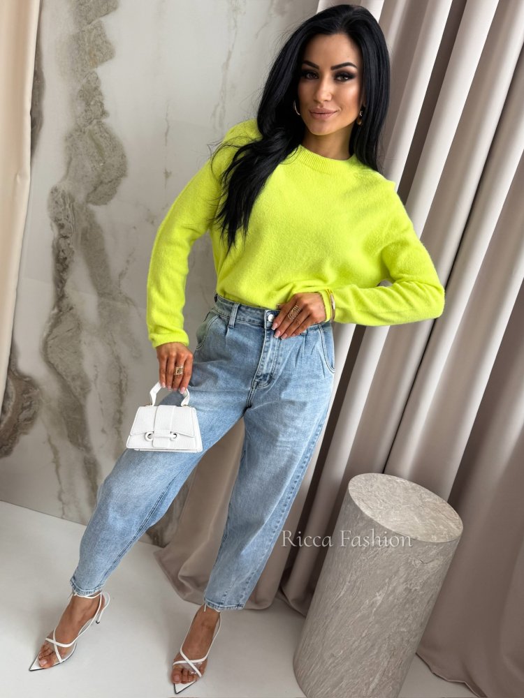 Sweter z baby alpaką...