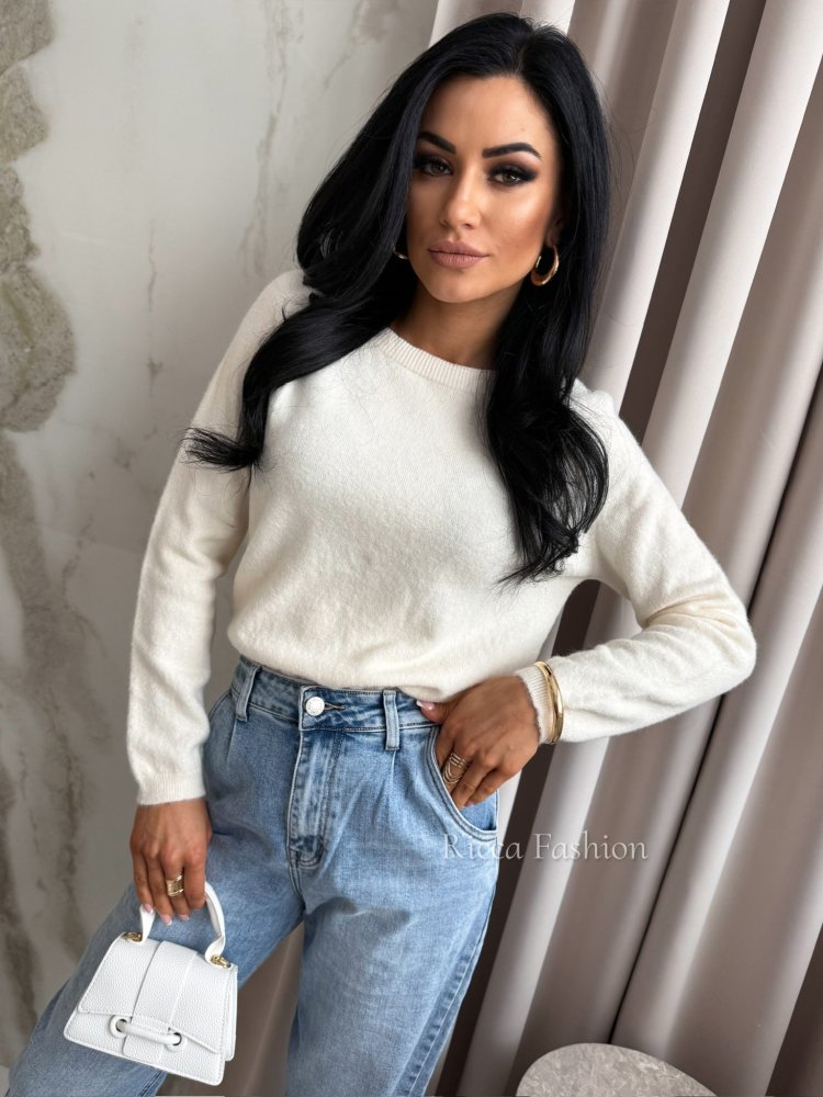 Sweter z baby alpaką...