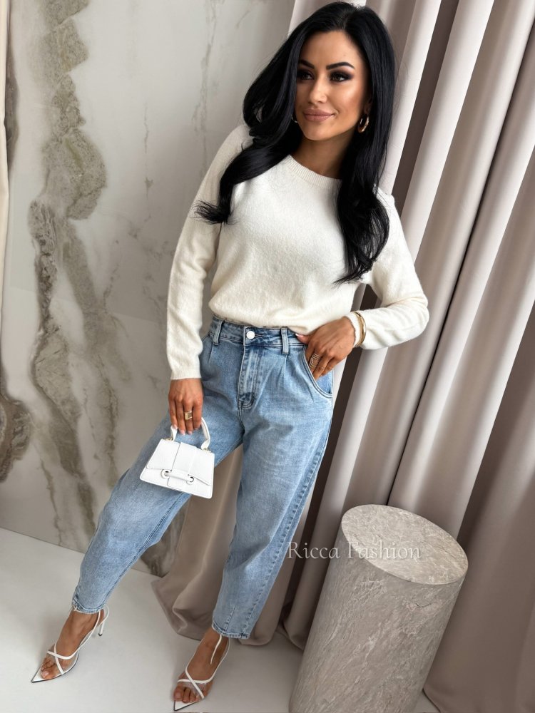 Sweter z baby alpaką...