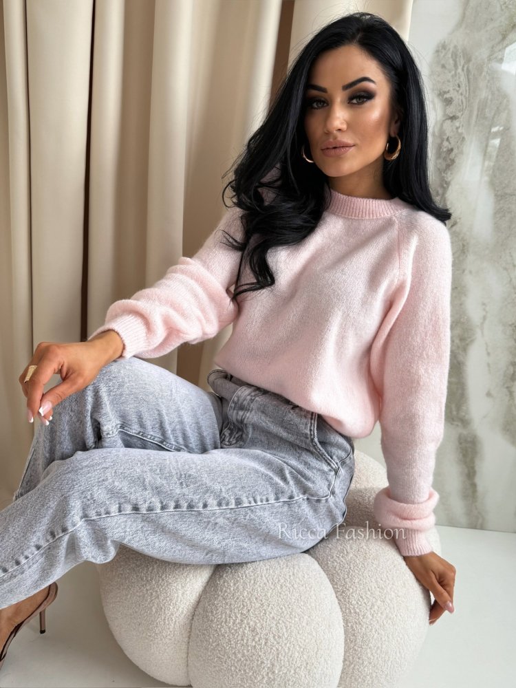 Sweter WISPER, light pink