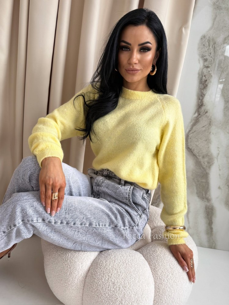 Sweter WISPER, yellow