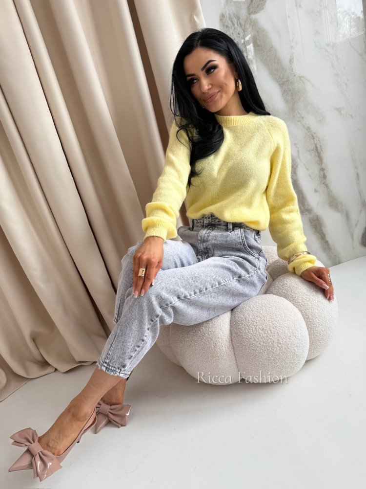 Sweter WISPER, yellow