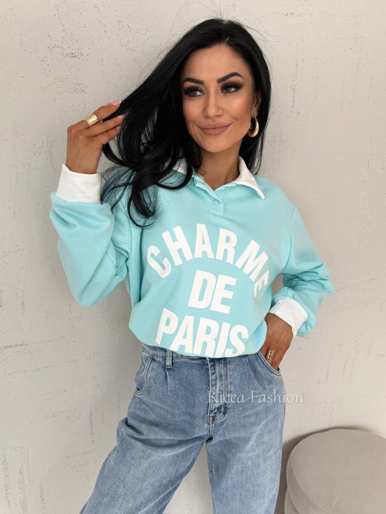 Bluza dresowa polo DE...