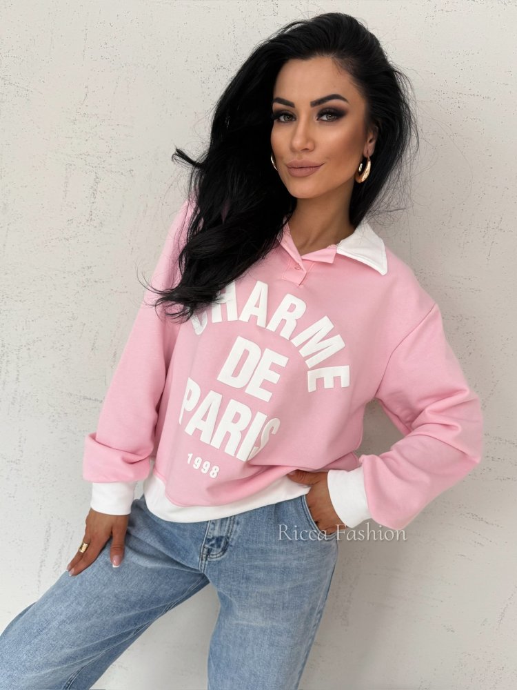 Bluza dresowa polo DE...