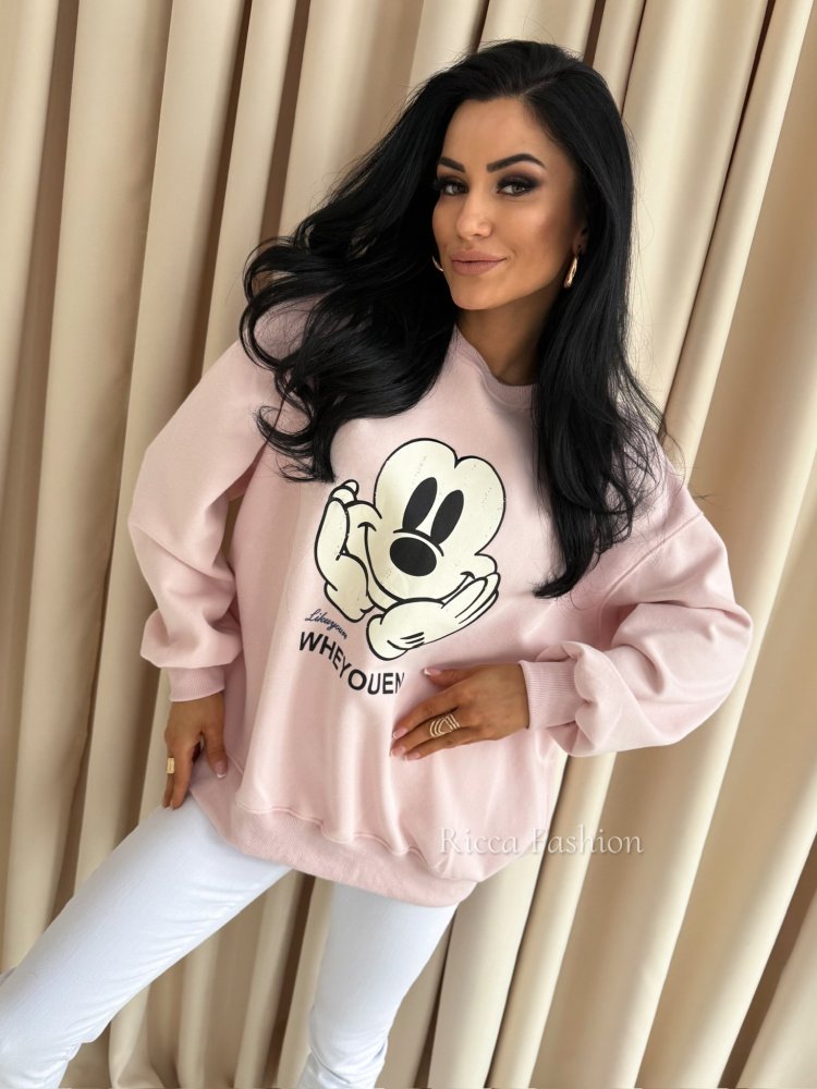 Bluza dresowa MICKEY, powder