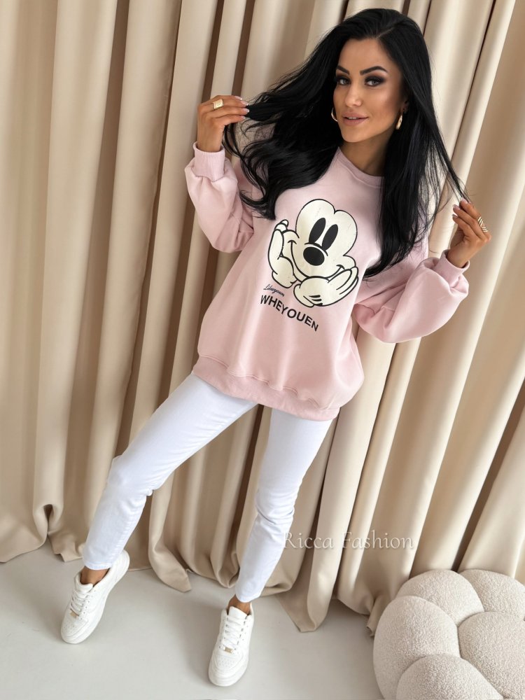 Bluza dresowa MICKEY, powder