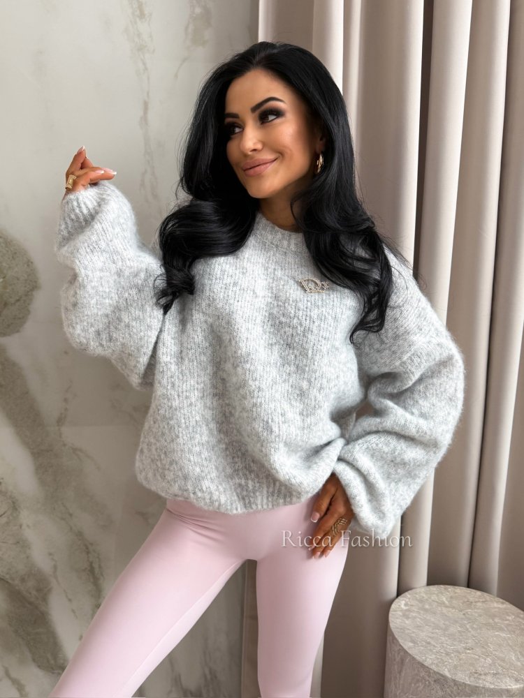 Sweterek z wełną BRITTANY,...