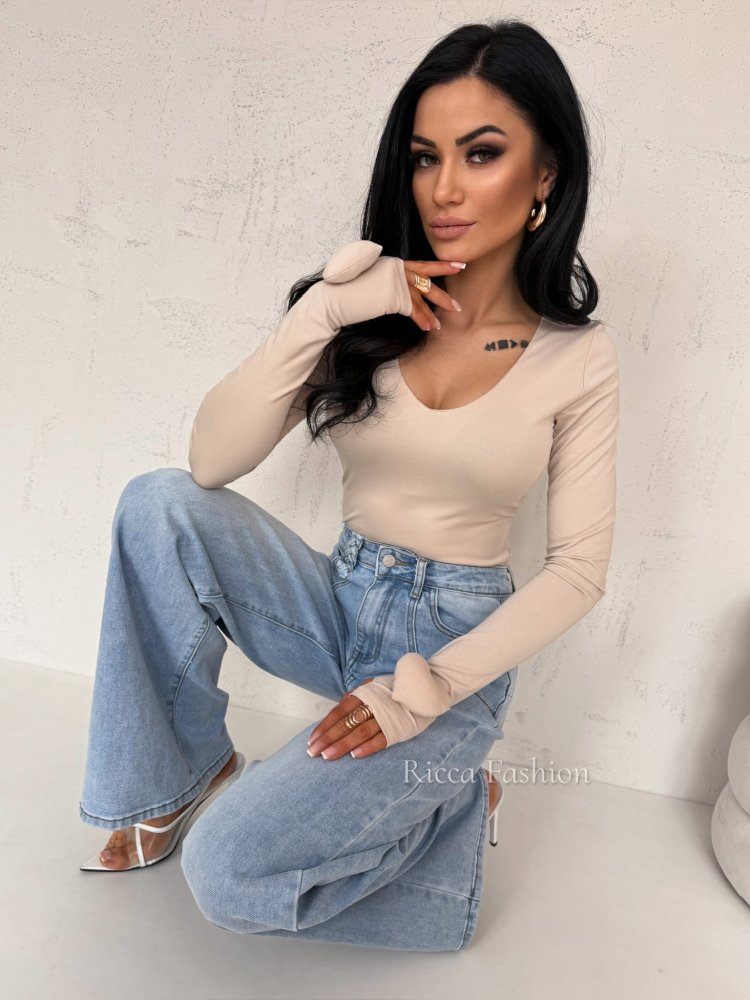 Body z wiskozą MARGO, beige