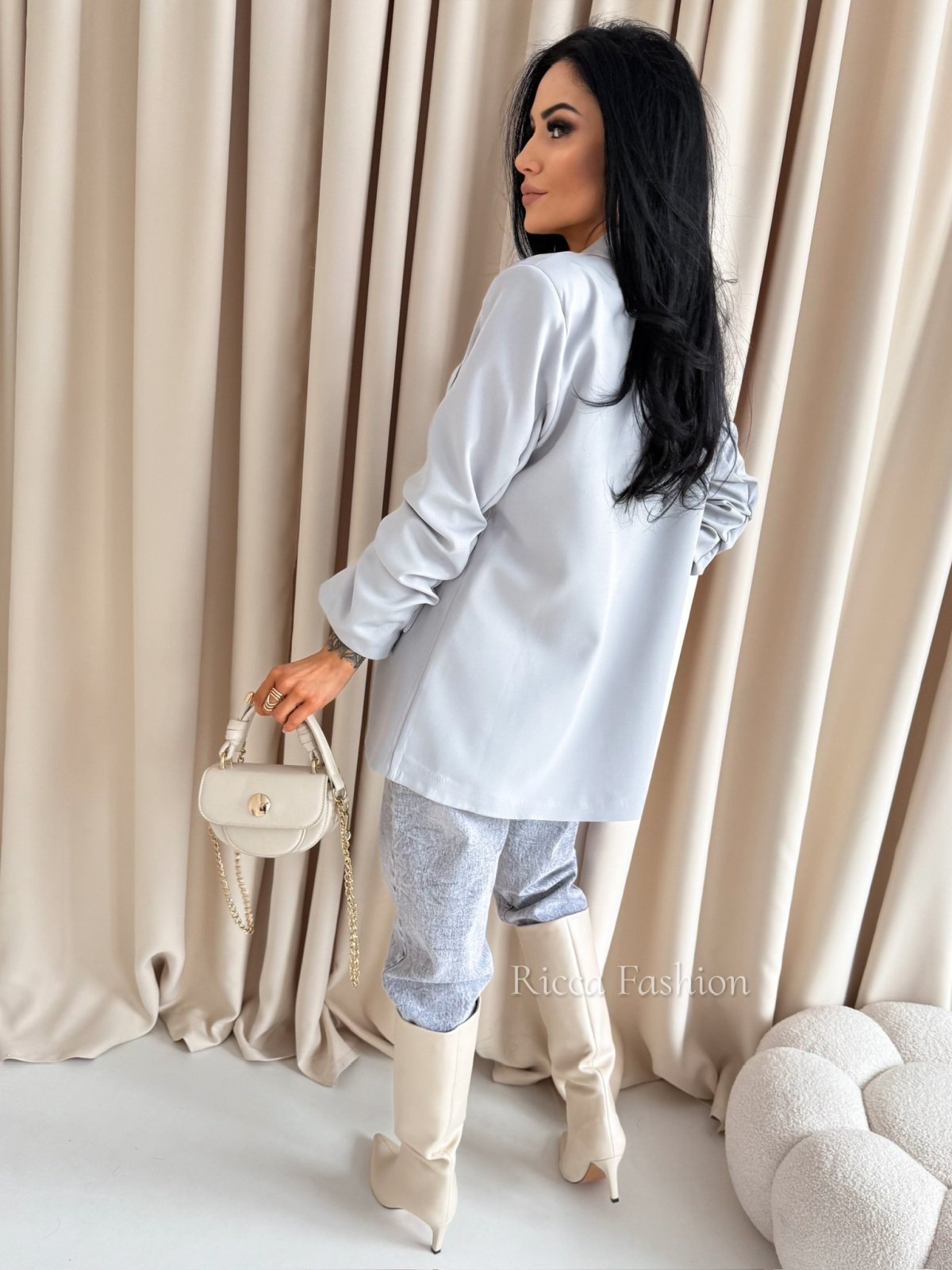 Marynarka ZARKA, light gray