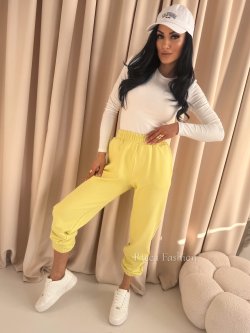 Spodnie dresowe CLASSIC, banana