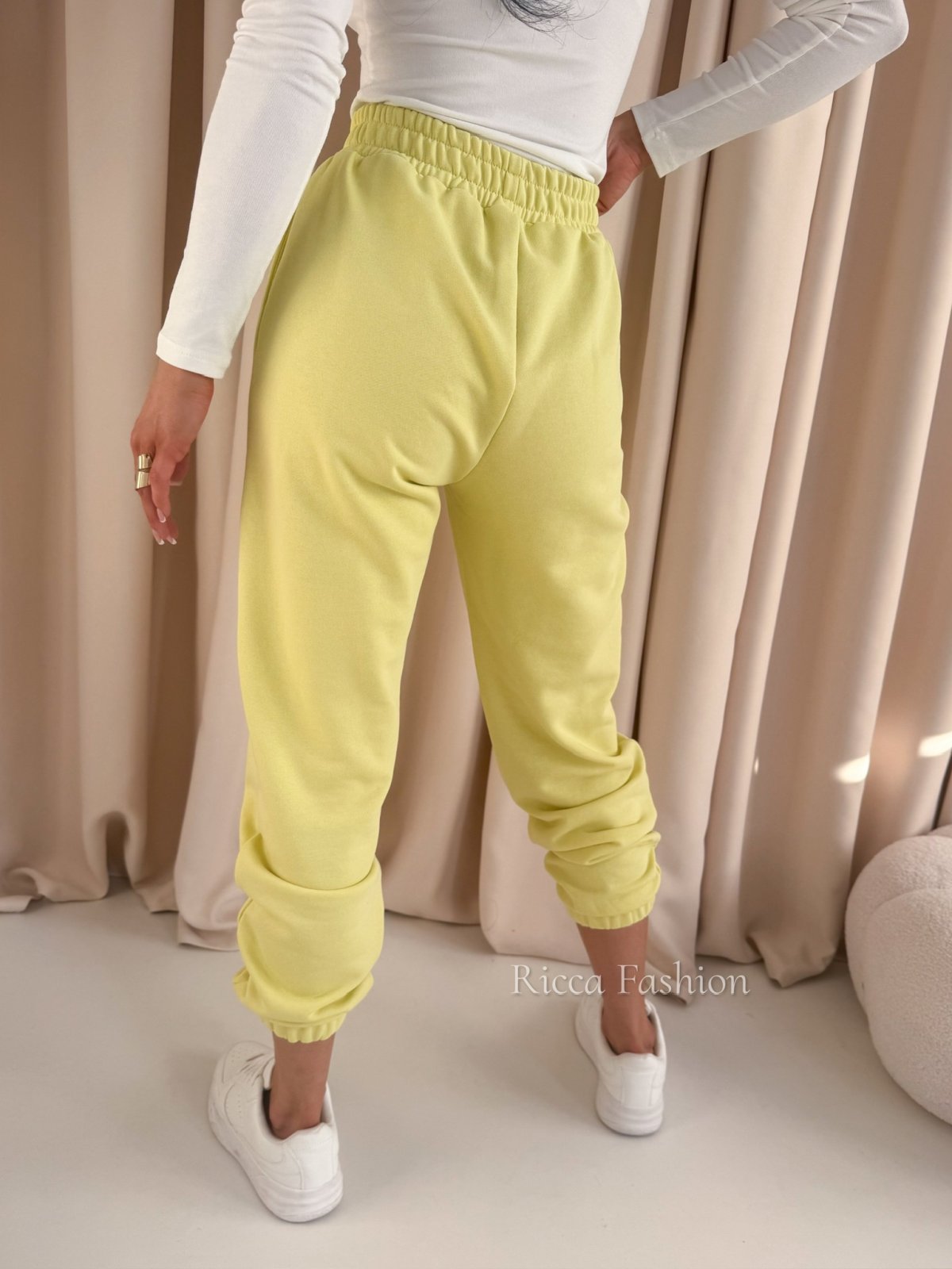 Spodnie dresowe CLASSIC, cytrynowe