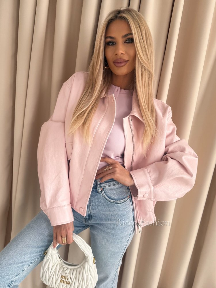 Kurtka/bomberka skórzana...