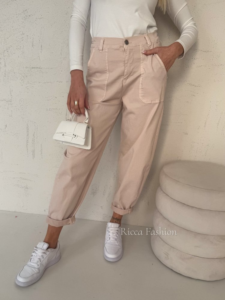 Spodnie balloon CHANCE, powder