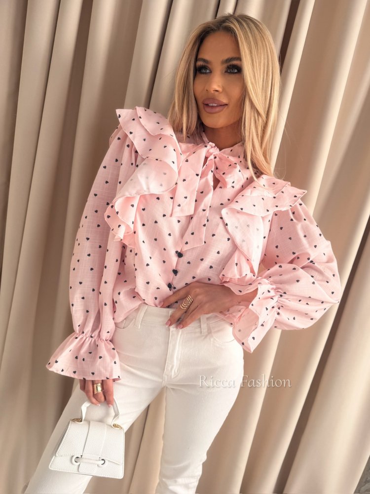 Koszula z lnem VALENTINA,...