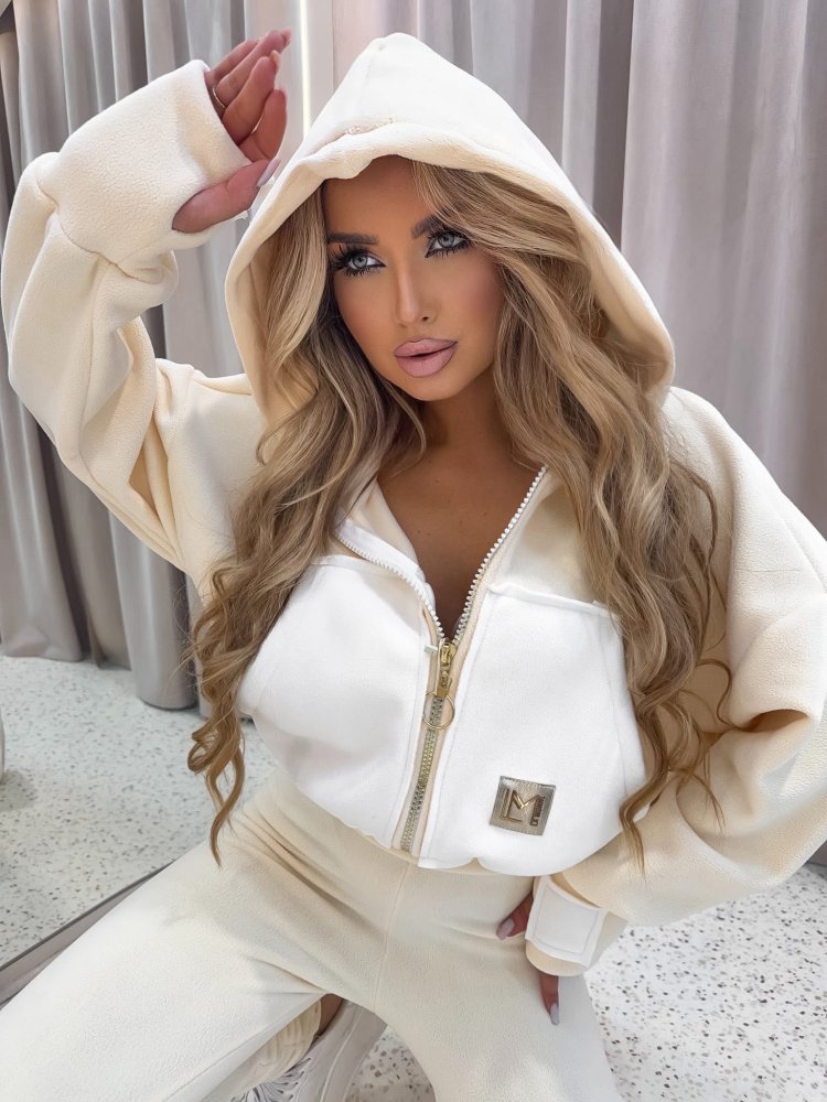 Komplet polarowy AREZZO, cream