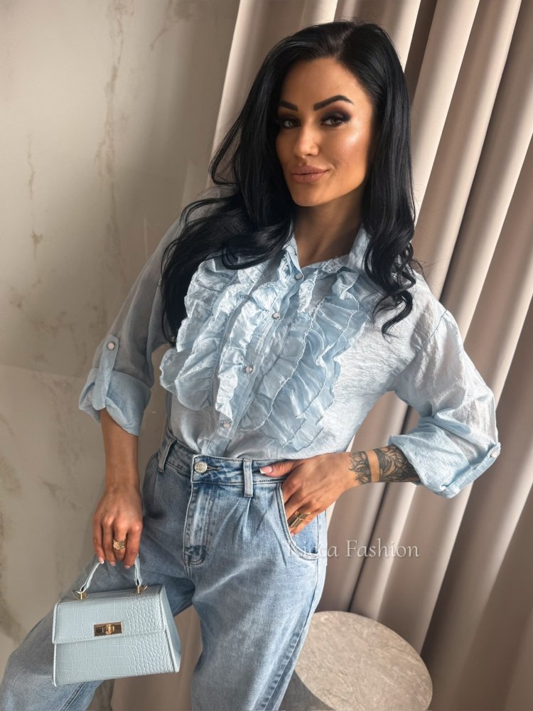 Koszula CASSANDRA, baby blue