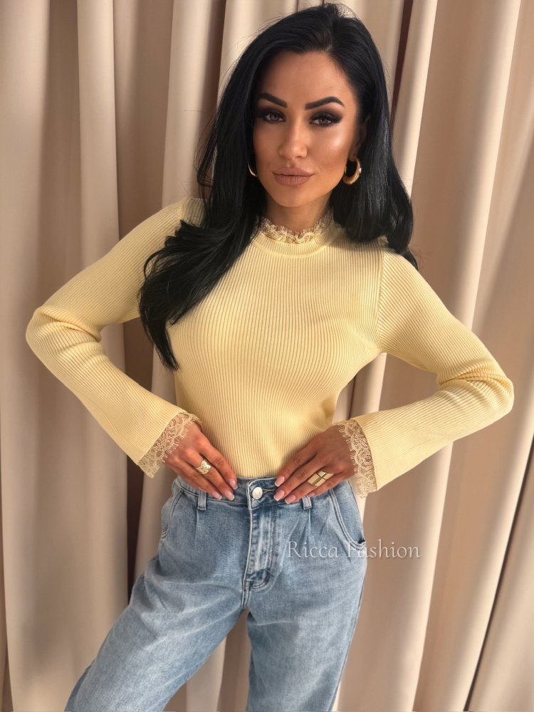 Sweterek z koronką PONNY,...