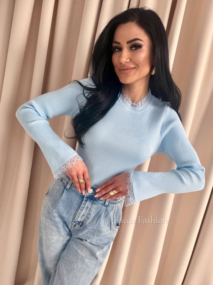 Sweterek z koronką PONNY,...