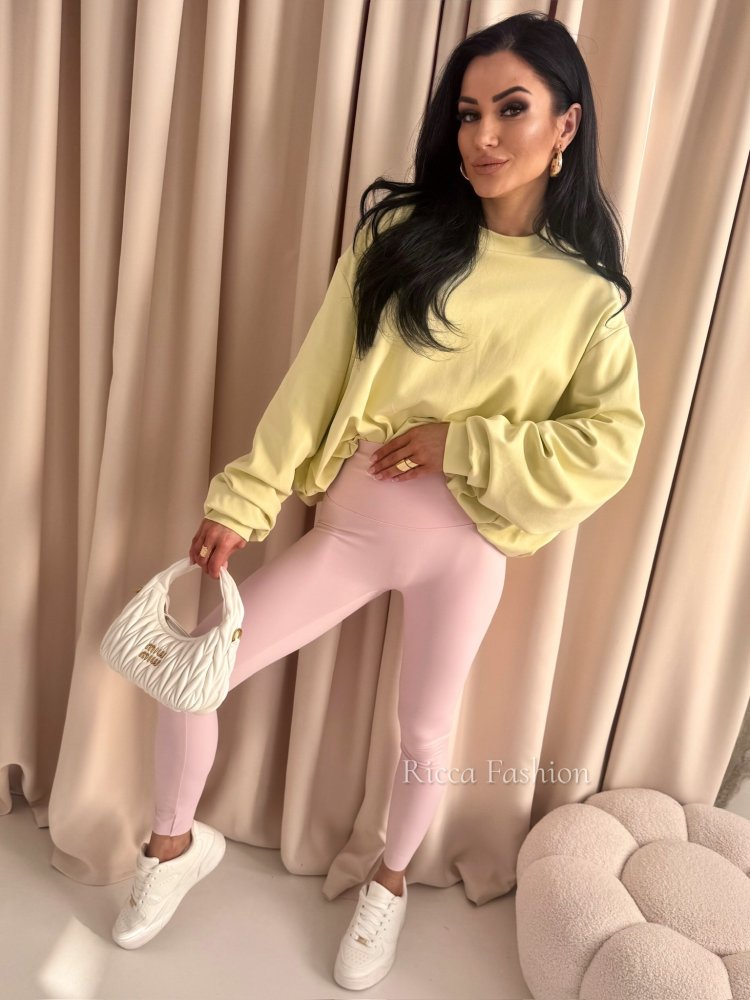 Bluza dresowa AZALIA, banana