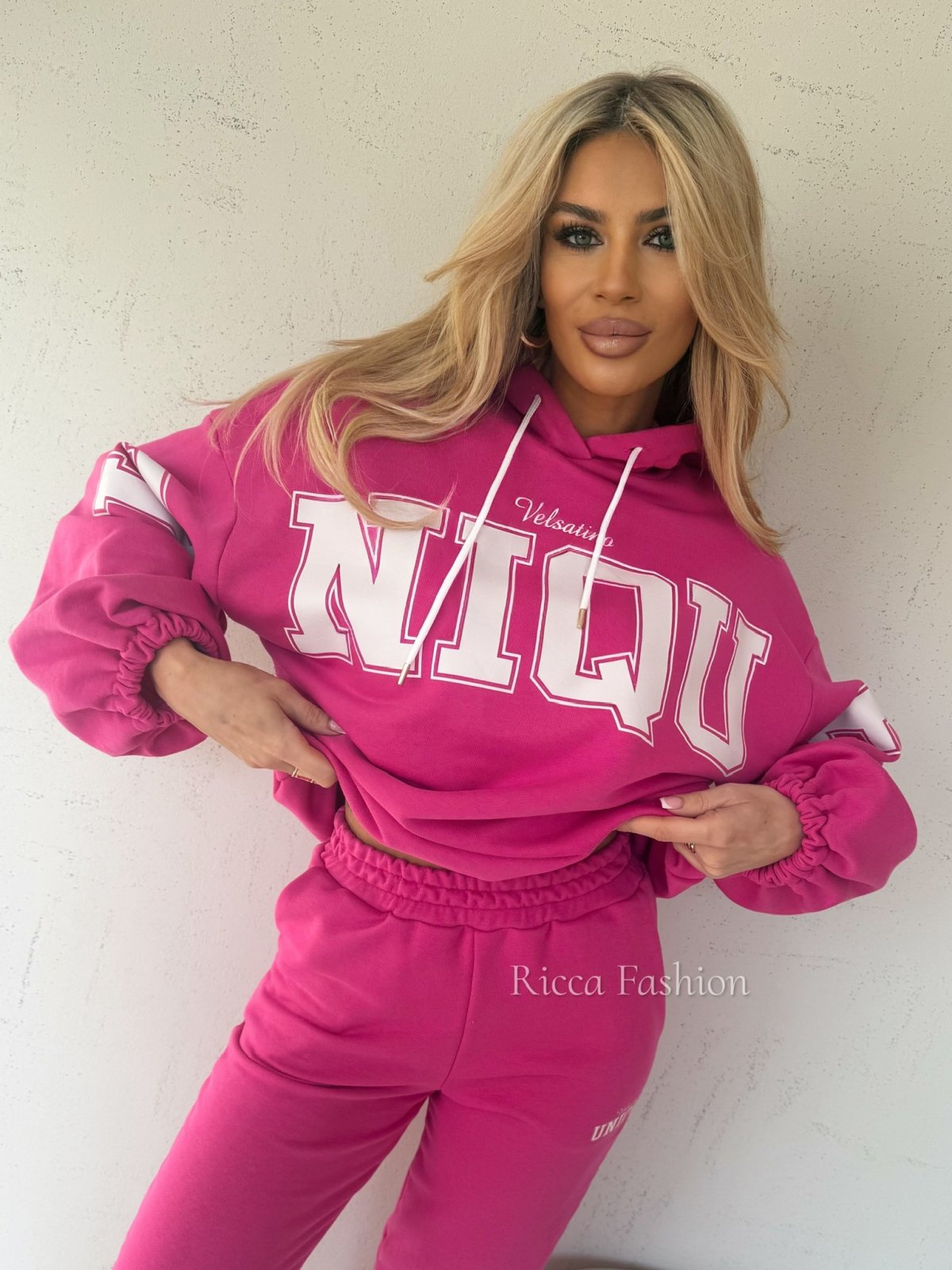 Bluza dresowa VELSATTI, fuchsia