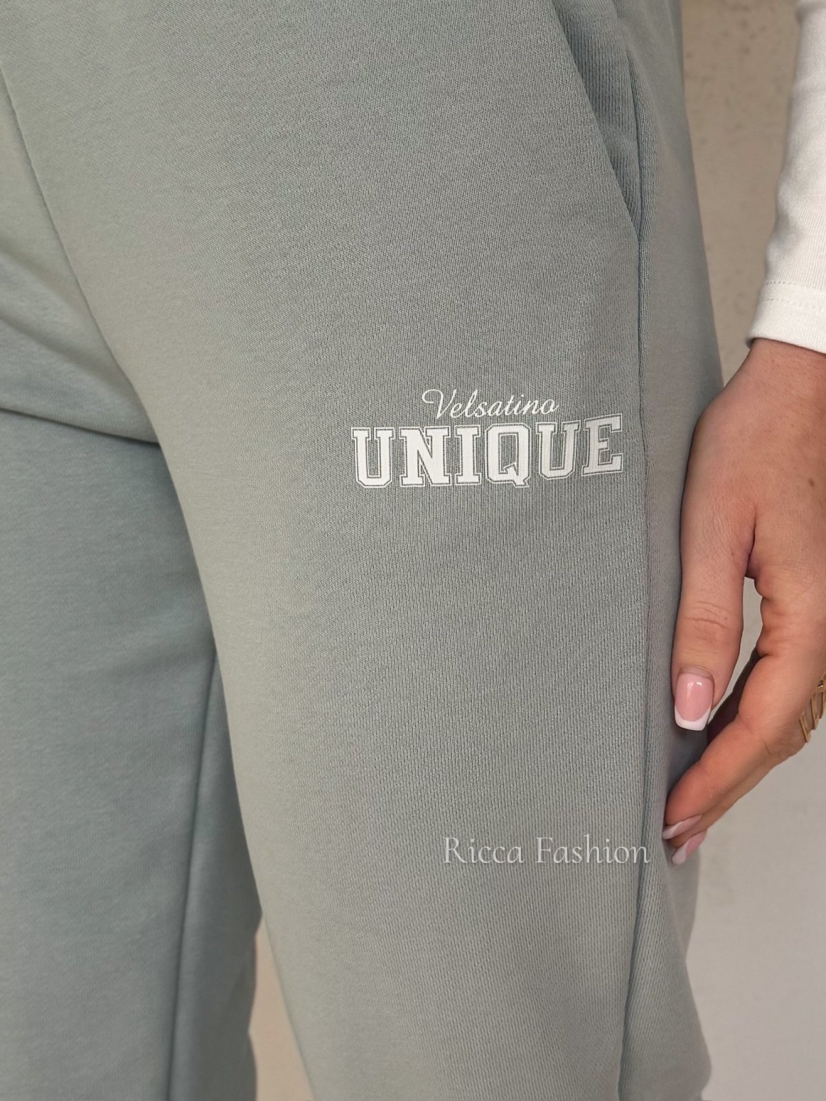 Spodnie dresowe VELSATTI, szałwia