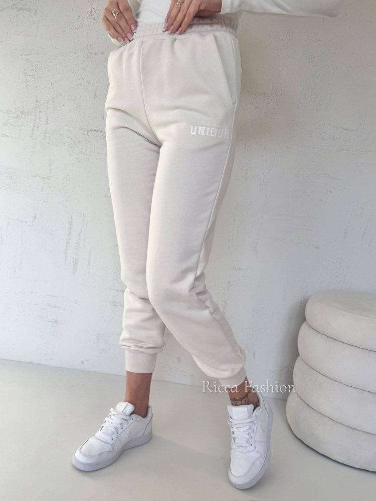 Spodnie dresowe VELSATTI, nude