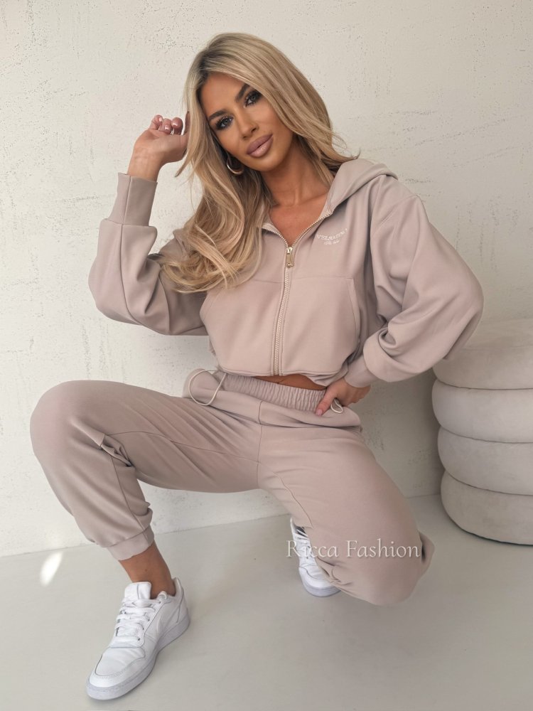 Komplet z wiskozy VESTI, beige