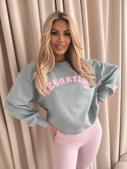 Bluza dresowa VILANTE, szałwia