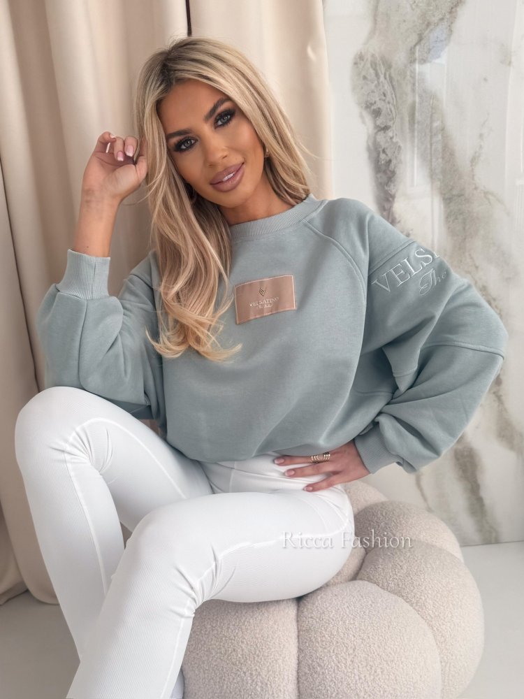 Bluza dresowa CAMERON, szałwia