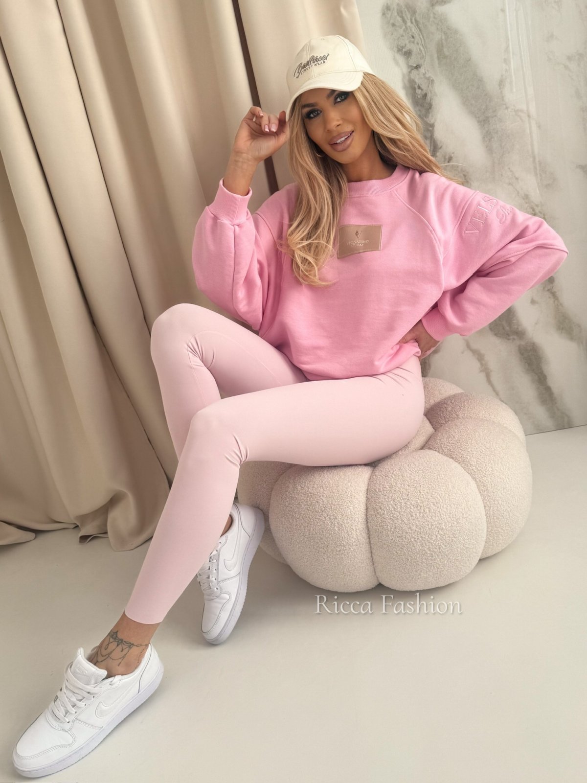 Bluza dresowa CAMERON, sweet pink